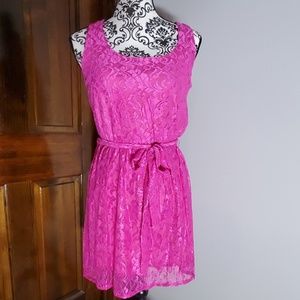 Star Vixen Pink Lace Dress